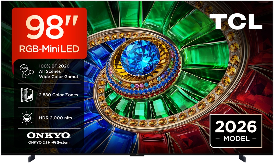 TCL 98RM7L RGB Mini LED 4K Smart TV (2026) 1