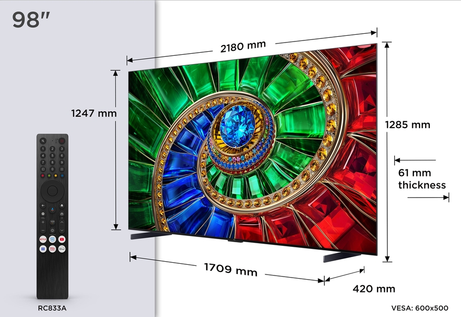 TCL 98RM7L RGB Mini LED 4K Smart TV (2026) 7