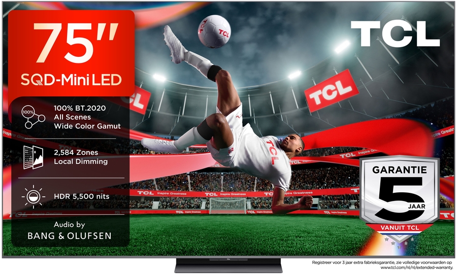 TCL 75C89L SQD Mini LED 4K TV 1