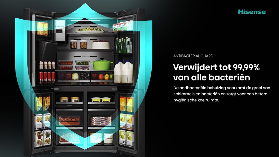 Hisense RQ760N4IFE Cross Door Amerikaanse Koelkast - Koel-vriescombinatie  21