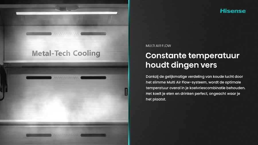 Hisense RQ760N4IFE Cross Door Amerikaanse Koelkast - Koel-vriescombinatie  24