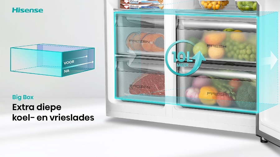 Hisense RS3P558NEID Hi3 Side-by-Side Koelkast 26