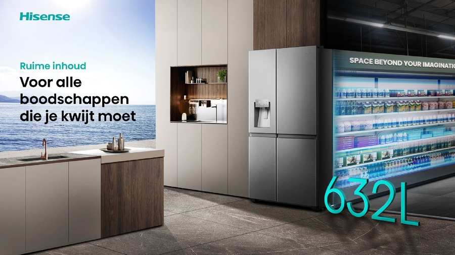 Hisense Amerikaanse Koelkast RS818N4IID 24