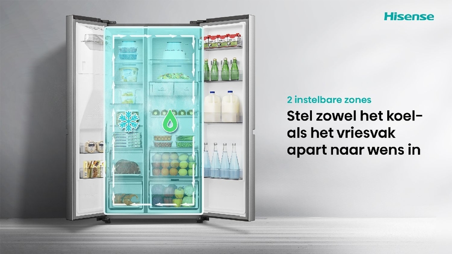 Hisense Amerikaanse Koelkast RS818N4IID 28