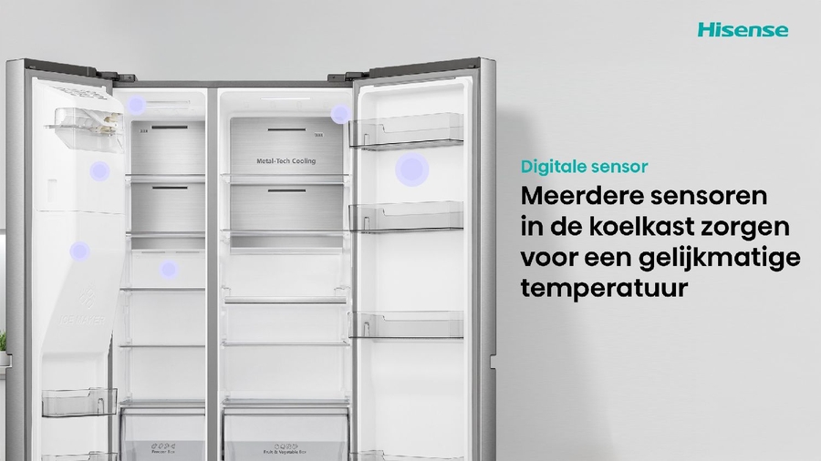 Hisense Amerikaanse Koelkast RS818N4IID 29