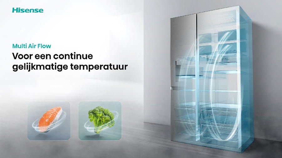 Hisense Amerikaanse Koelkast RS818N4IID 21