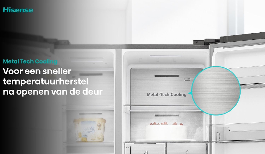 Hisense Amerikaanse Koelkast RS818N4IID 22