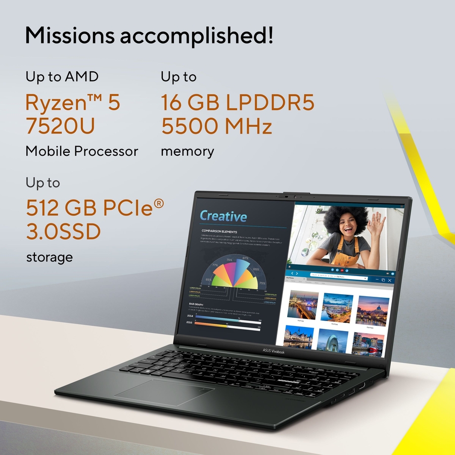 ASUS Vivobook Go 15 E1504FA‑BQ5403W 15.6 inch Laptop 9