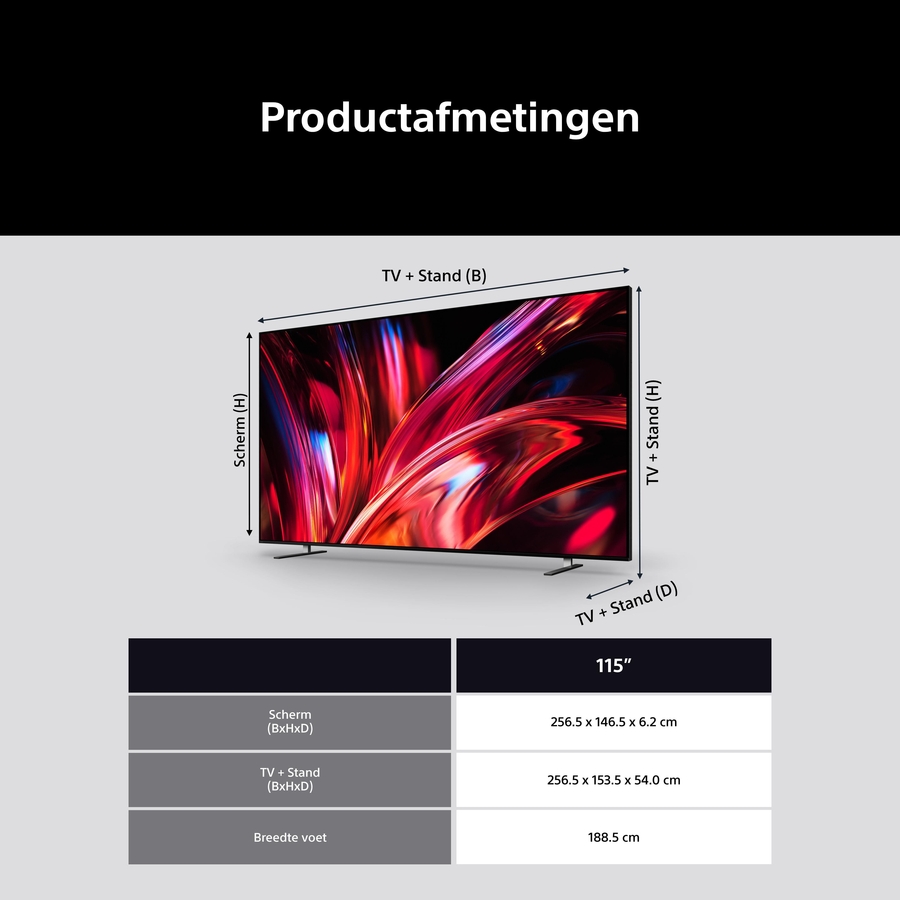 Sony 115" BRAVIA 9 II - 4K RGB-LED TV (2026) 9