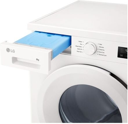 LG RHX1008NWH Warmtepompdroger  8