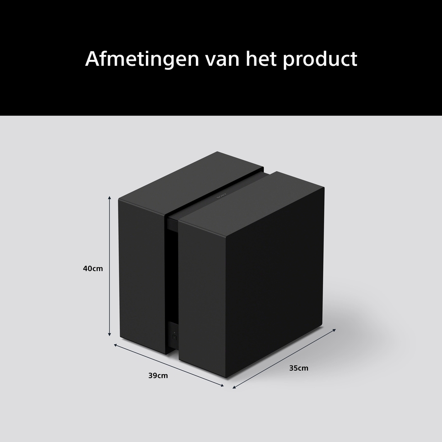 Sony BRAVIA Theatre Sub 9 - Draadloze Subwoofer 4