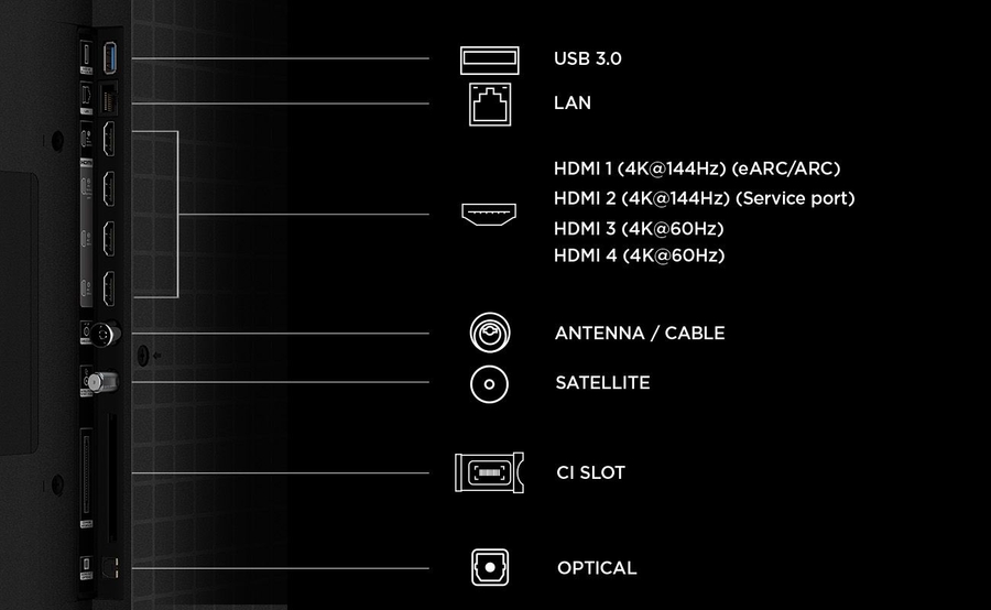 TCL 55MQLED75L Mini LED 4K TV (2026) 6