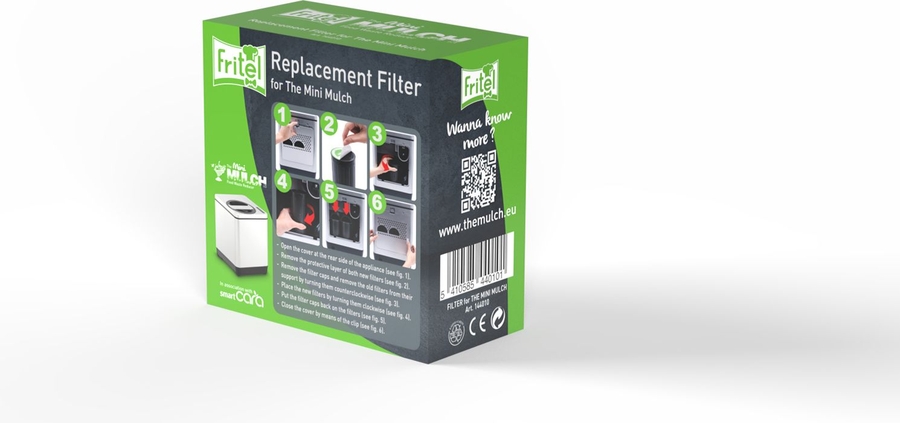 FRITEL The Mini Mulch Actieve Koolstoffilter Set (2st) 1