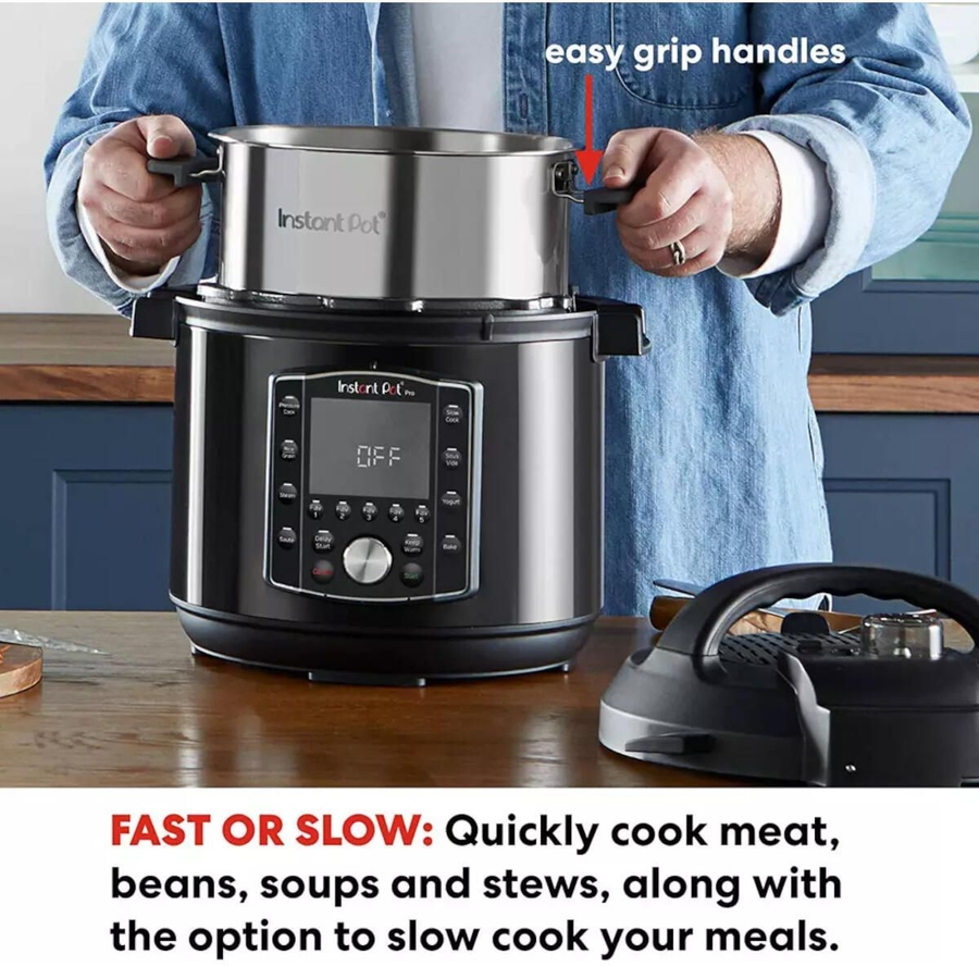 Instant Pot Pro 7,6L Multicooker 10-in-1 13
