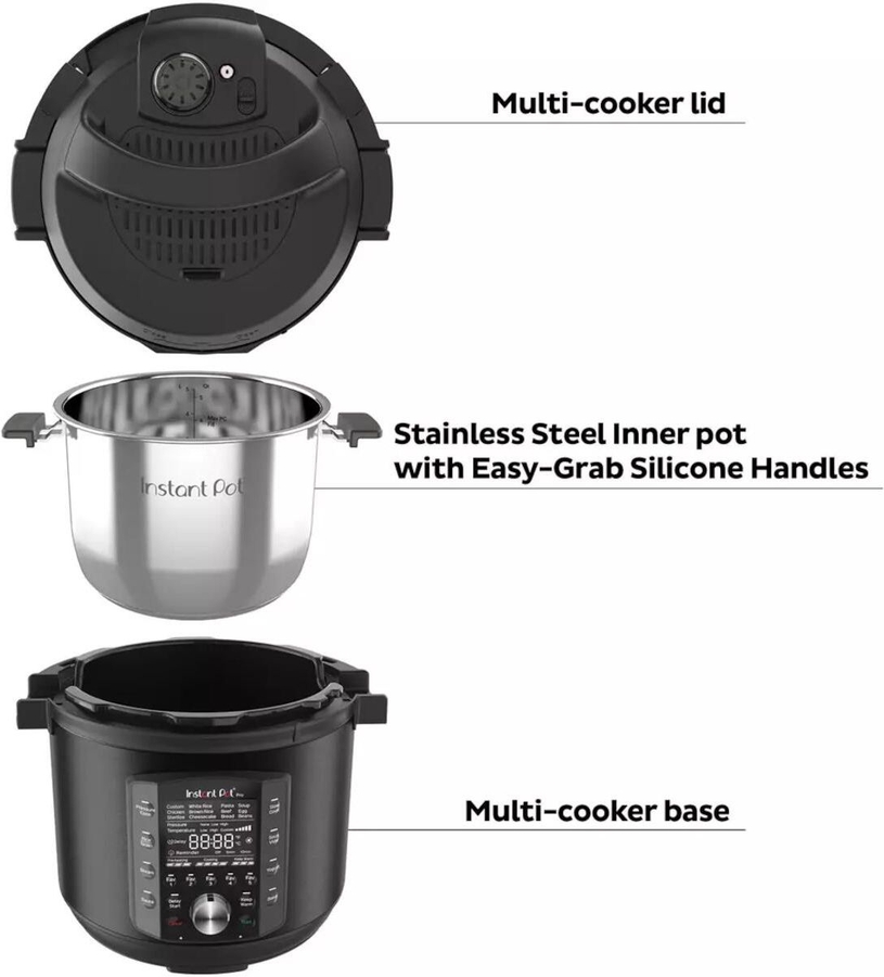Instant Pot Pro 7,6L Multicooker 10-in-1 4