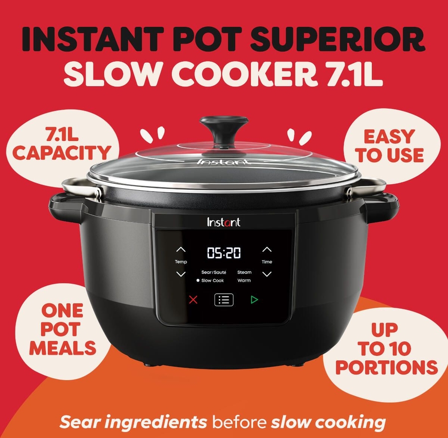 Instant Superior 4-in-1 Slowcooker (7,1 liter) 2