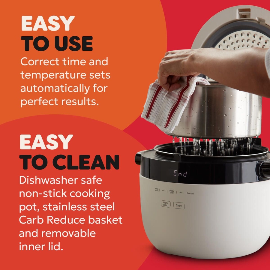 Instant Pot Rijstkoker, Slowcooker & Stomer 4,7L 3