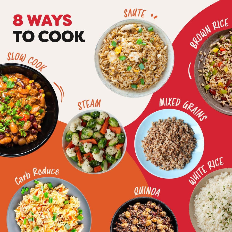 Instant Pot Rijstkoker, Slowcooker & Stomer 4,7L 6