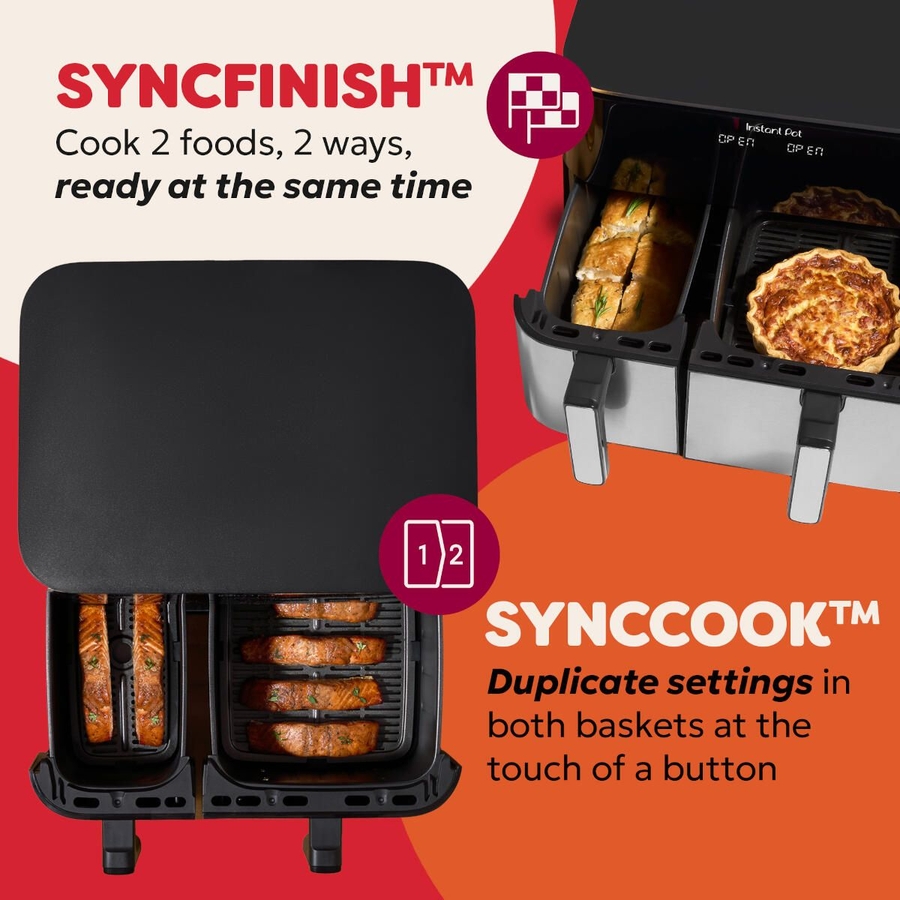 Instant Pot Vortex Dual 11L Airfryer 6