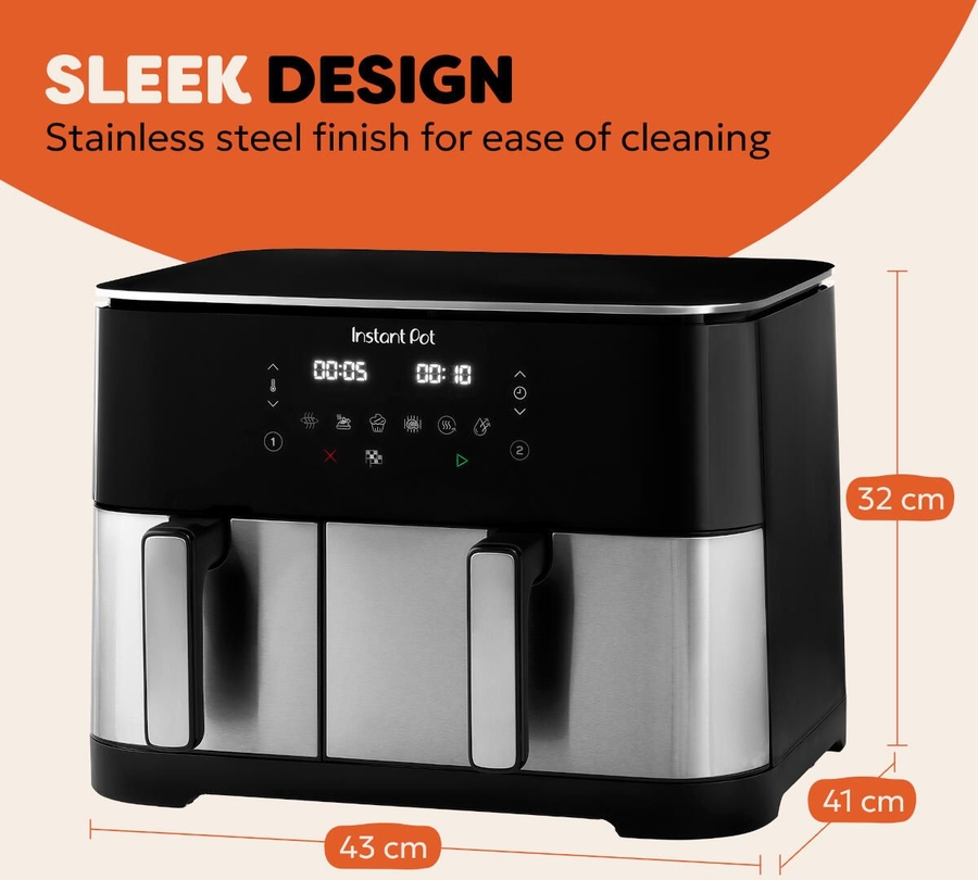 Instant Pot Vortex Dual 11L Airfryer 8