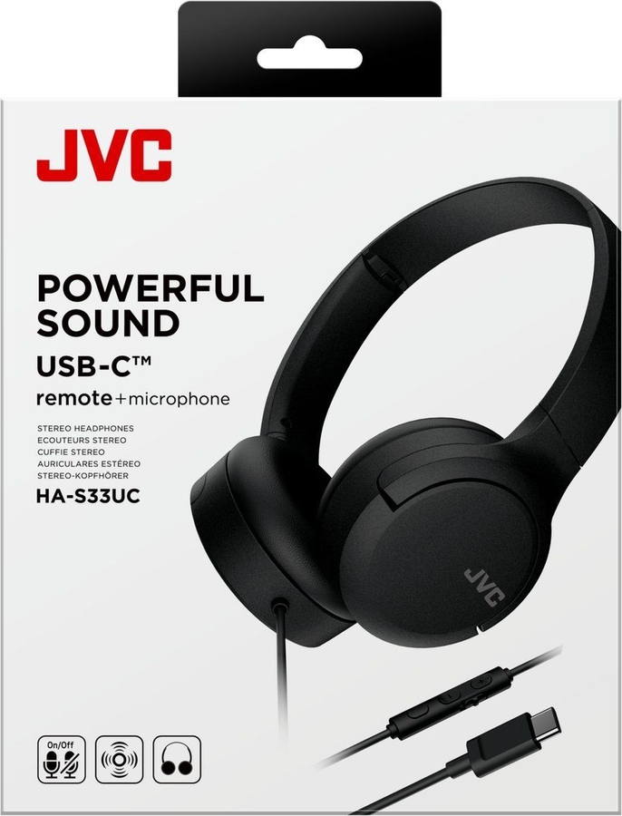 JVC HA-S33UC-B-U Koptelefoon 8