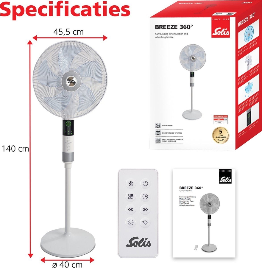Solis Breeze 360° Ventilator 7