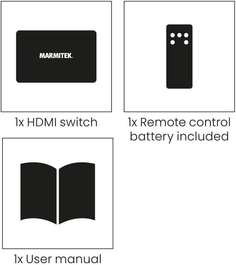 Marmitek Connect 730 - HDMI Switch 8K 60 Hz – 4K 165 Hz 12