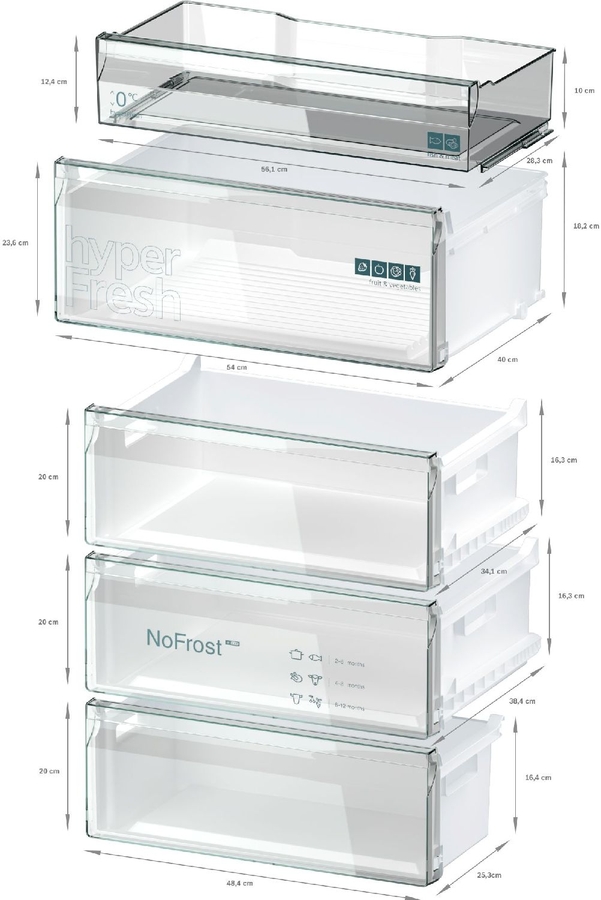 Siemens KG49NVIAG iQ300 extraKlasse Koel-vriescombinatie  14
