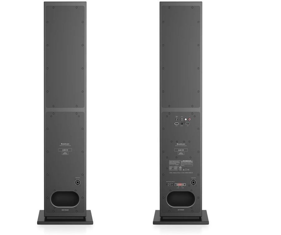 Audio Pro A48 W Stereo Speakerset - Zwart 2