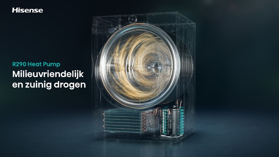 Hisense DH3E900BWCB Warmtepompdroger 12