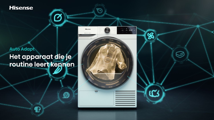 Hisense DH3E900BWCB Warmtepompdroger 13