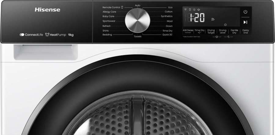 Hisense DH3S902BWCC Warmtepompdroger  7
