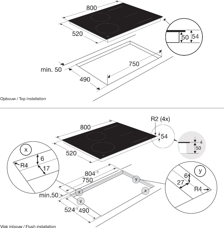 ATAG HI68471DV Inbouw Inductiekookplaat  2