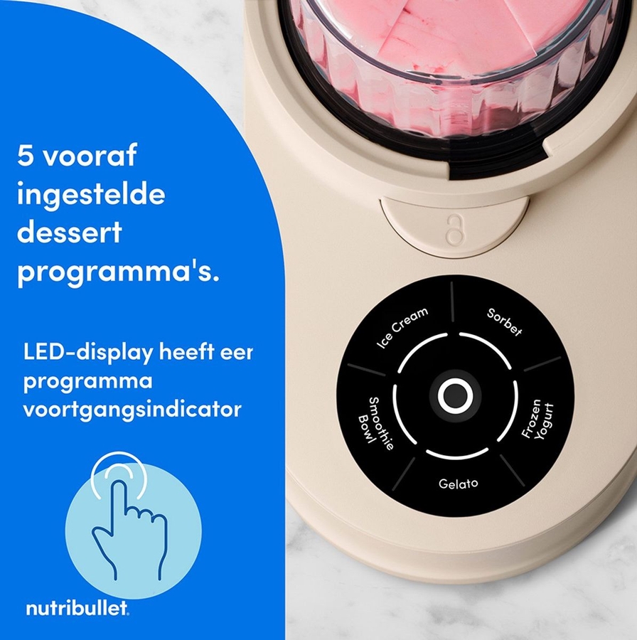 Nutribullet Chill IJsmachine - Beige 8