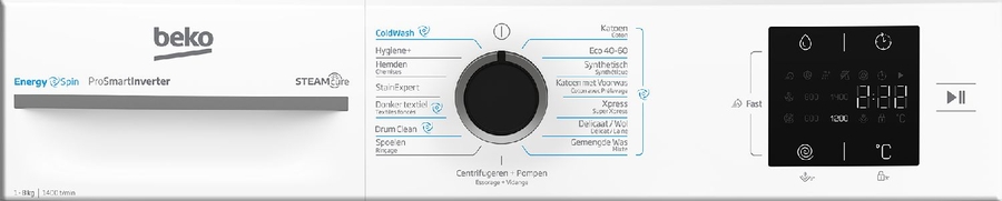 Beko BM3WFT3841W Wasmachine  8