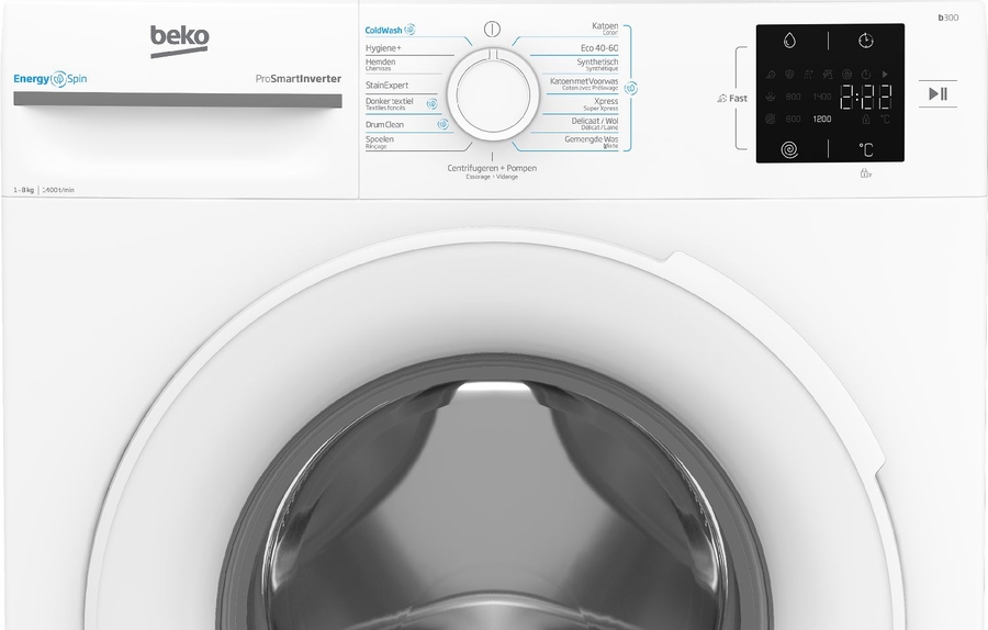 Beko BM3WFU38412CW Wasmachine 7