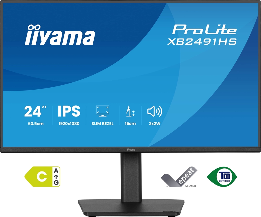 iiyama ProLite XB2491HS-B1 24 inch Full HD IPS Monitor 2