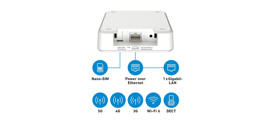 FRITZ!Box 6860 5G Mobiele 5G Router met Wi‑Fi 6 & Gigabit Networking 3