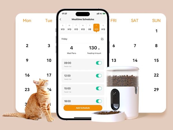 Imou PF1 Slimme Voedseldispenser – Automatische Voerautomaat met Camera & App-bediening 29