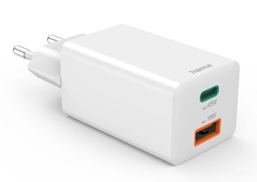 Hama 00201993 45W GaN USB‑C Snellader 2
