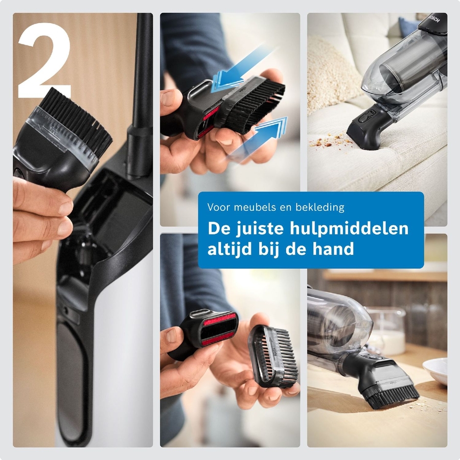BOSCH BHH4WM28 Serie 4 Flexxo 28 Vmax Steelstofzuiger 11