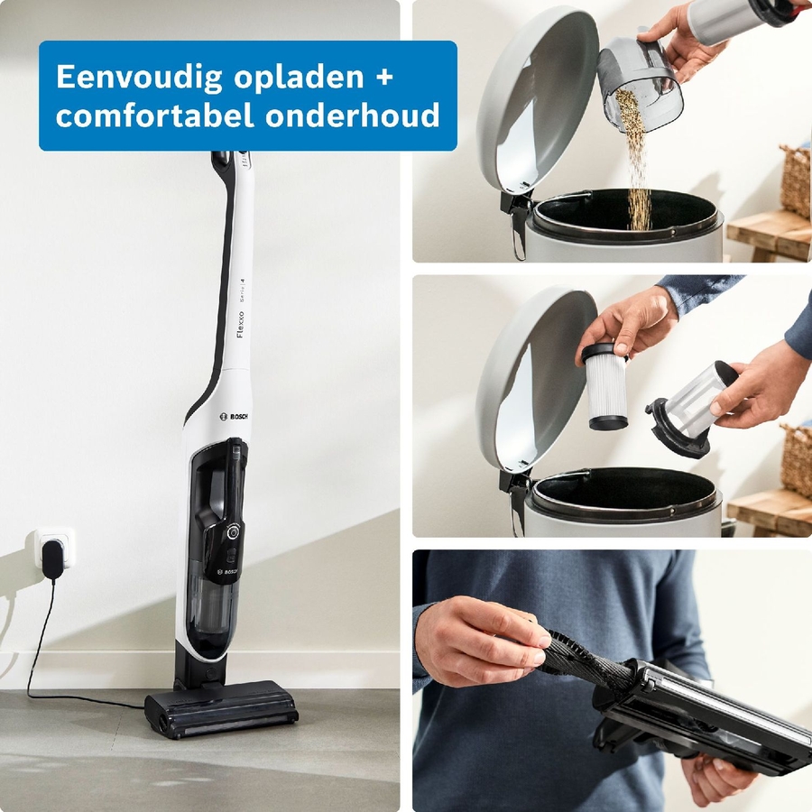 BOSCH BHH4WM28 Serie 4 Flexxo 28 Vmax Steelstofzuiger 4