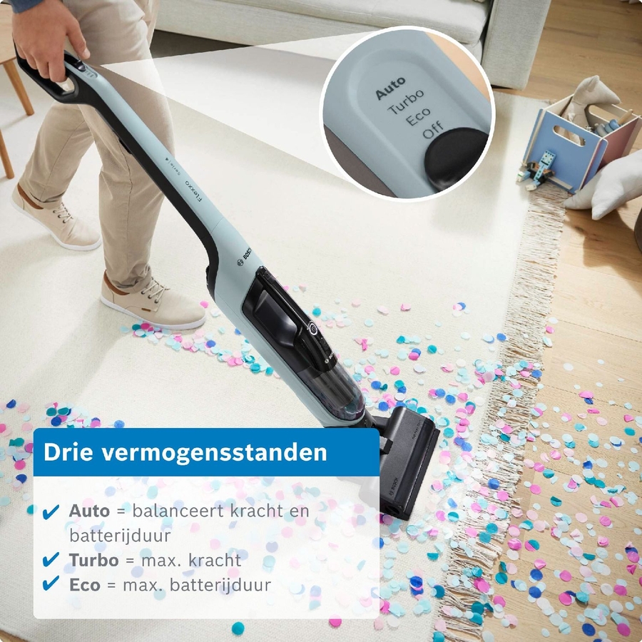 BOSCH BCH4SM28 Serie 4 Flexxo 28 Vmax Steelstofzuiger 14