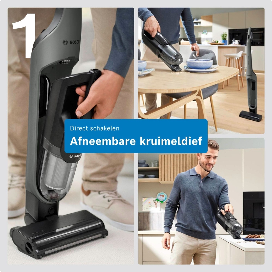 BOSCH BHH4GN28 Serie 4 Flexxo 28 Vmax Steelstofzuiger 6