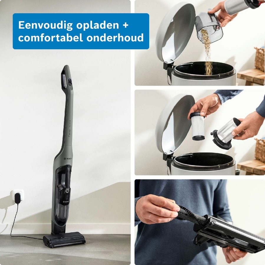 BOSCH BHH4GN28 Serie 4 Flexxo 28 Vmax Steelstofzuiger 8