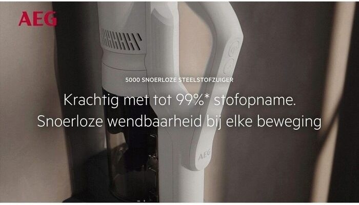AEG AP51AH18SW  5000 Cordless Steelstofzuiger  5