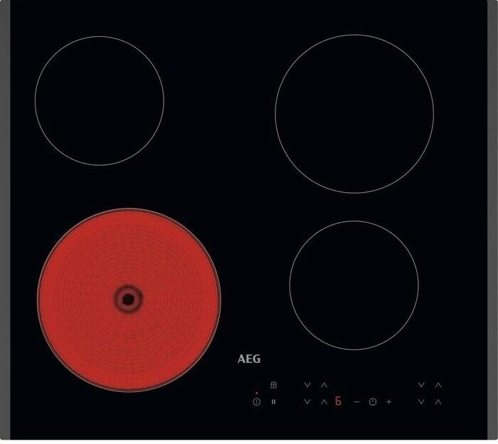 AEG TN64RA00FB 300 Radiant Hob Keramische Kookplaat 1