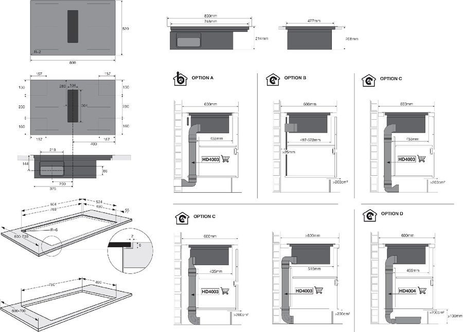 ATAG HIDD88471FVX Inbouw Inductiekookplaat 2