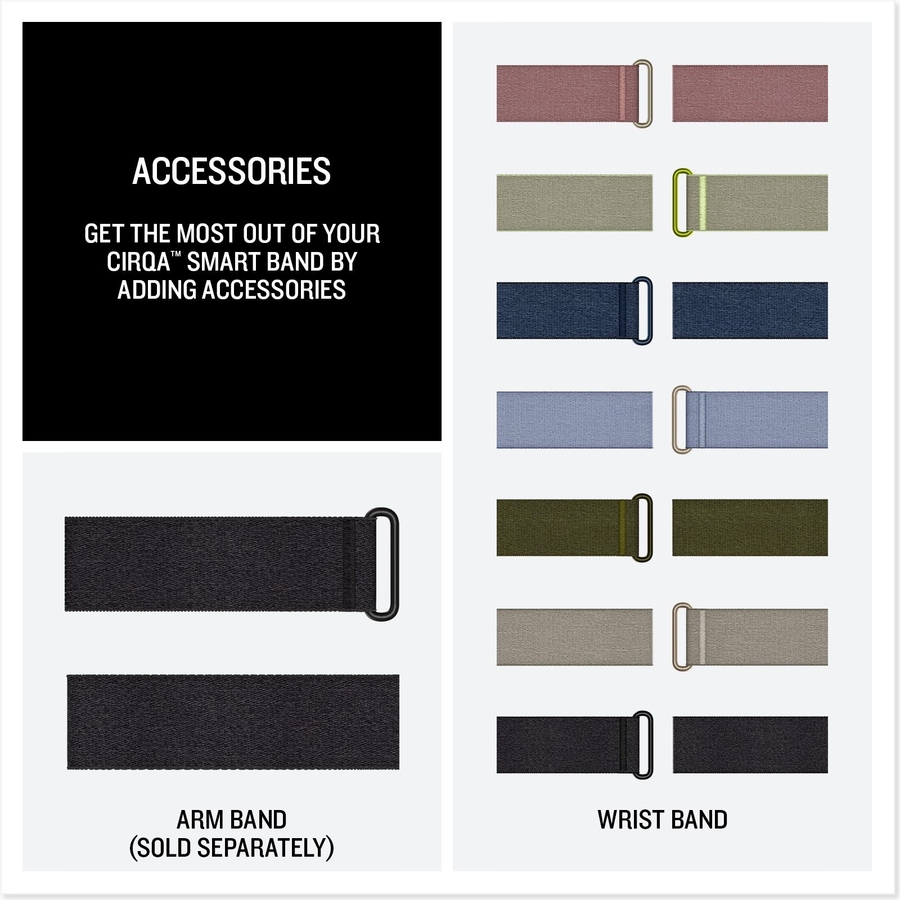 Garmin CIRQA Smart Band, French Gray, L-XL 6