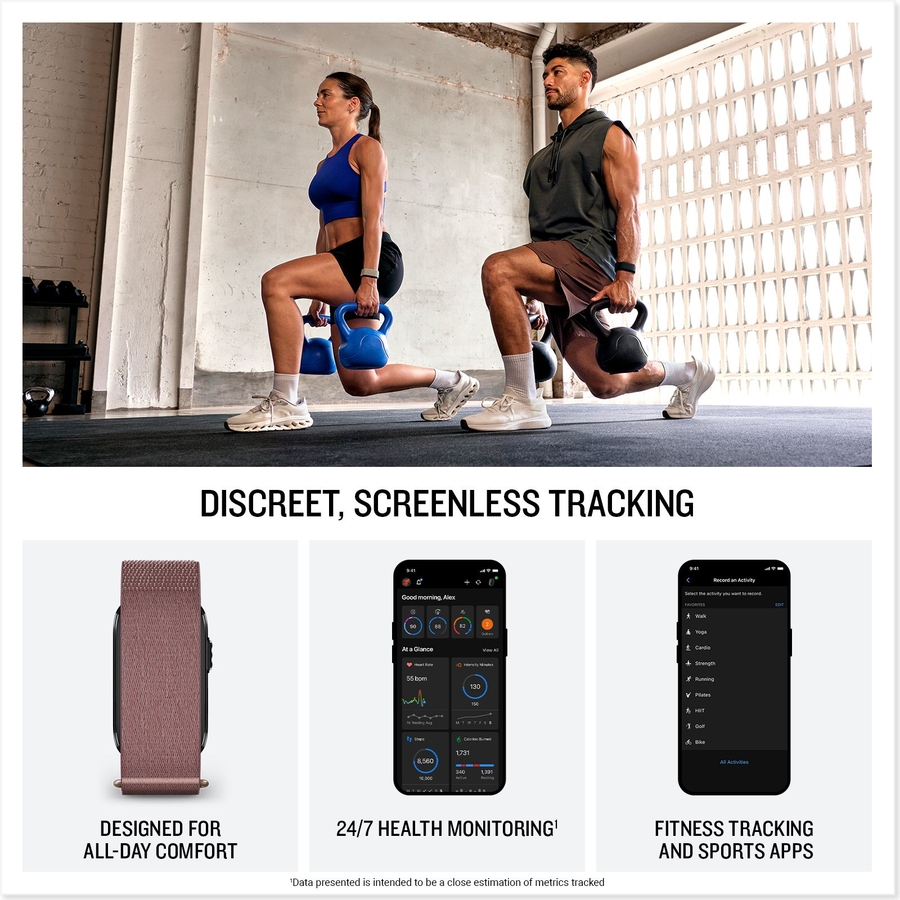 Garmin CIRQA™ Smart Band, Mauve, L-XL 2